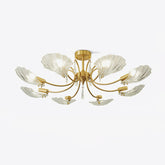 Shell Brass Ceiling Lamp
